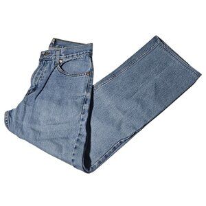 Levis 505 Regular Fit Jeans Mens Size 30 X 32 Straight Mid Rise Light Wash Denim